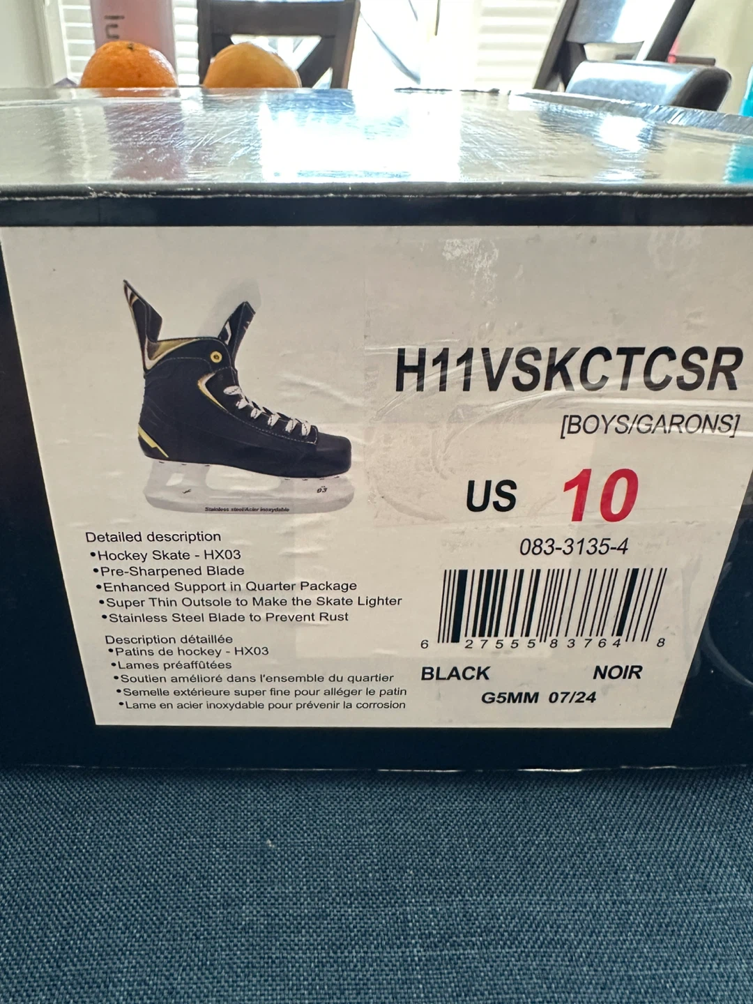 Vichockey Hockey Skates - Boys Size 10