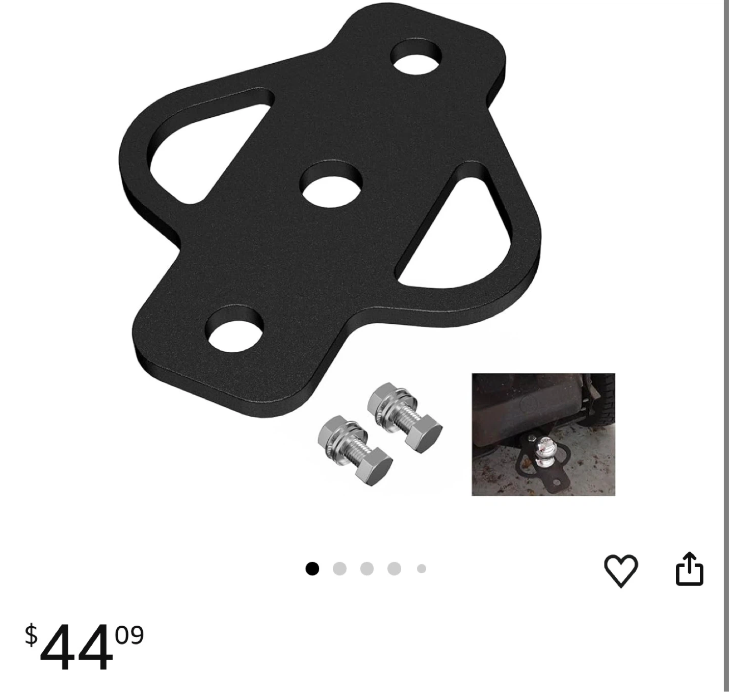3 Way trailer hitch adapter