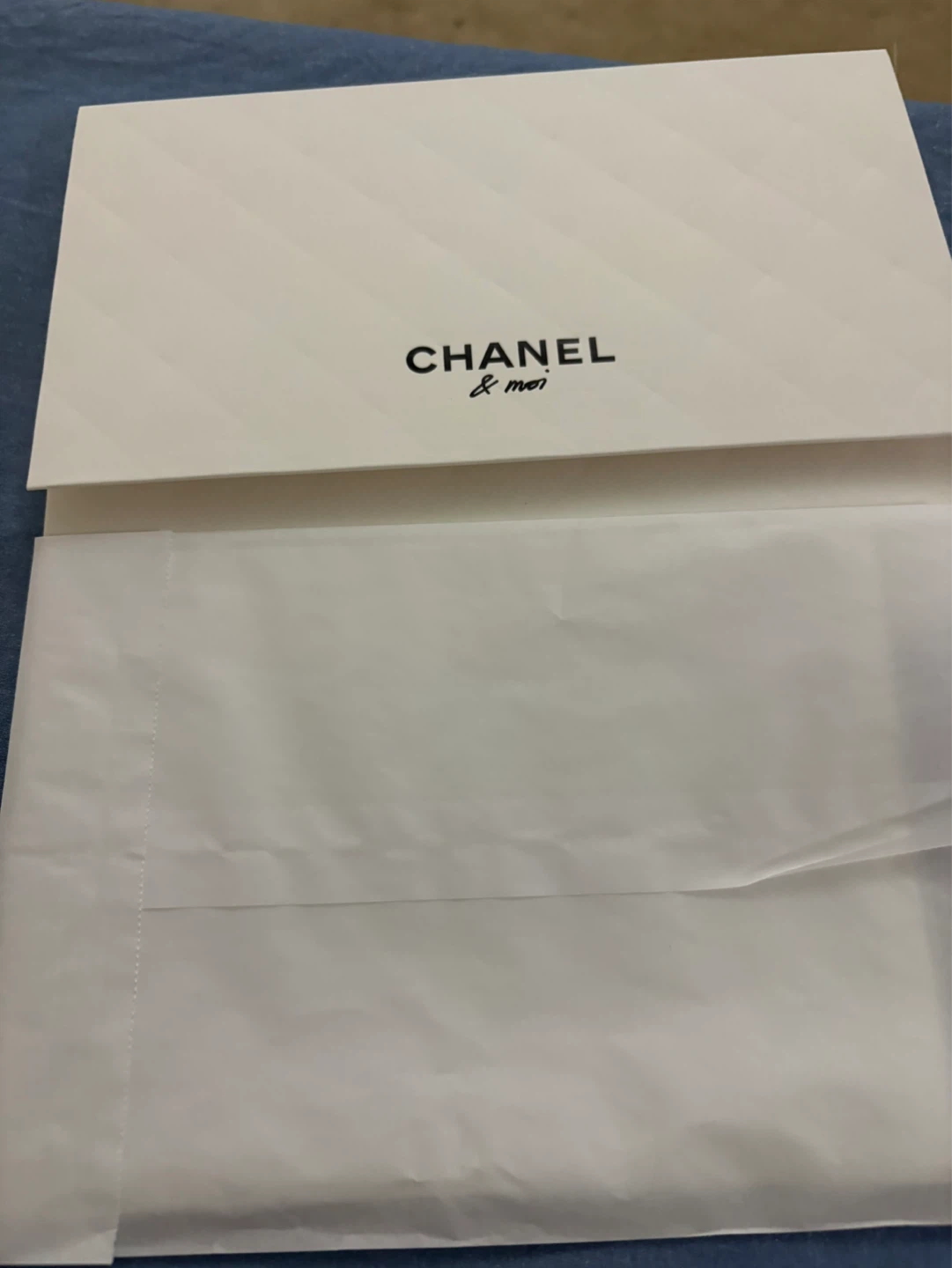 Chanel pouch and box