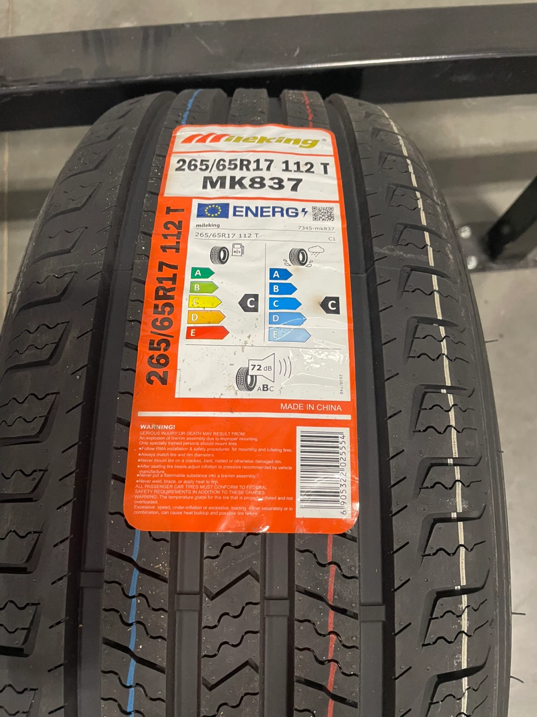 265/65/17 Brand new tires Mileking