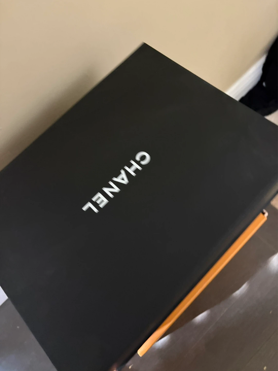 Chanel Black Box with Tissue Paper