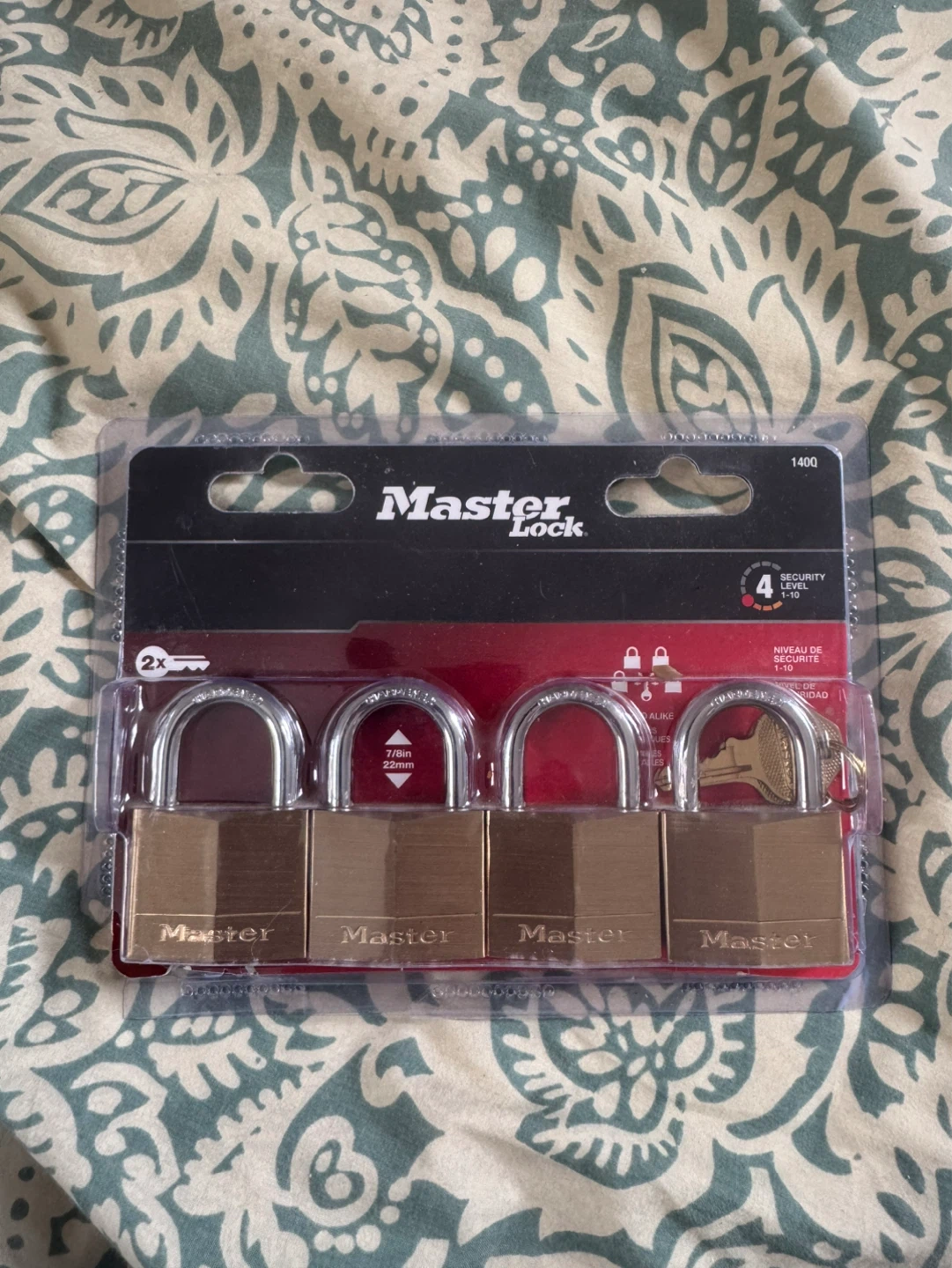 Master Lock Padlocks - Set of 4