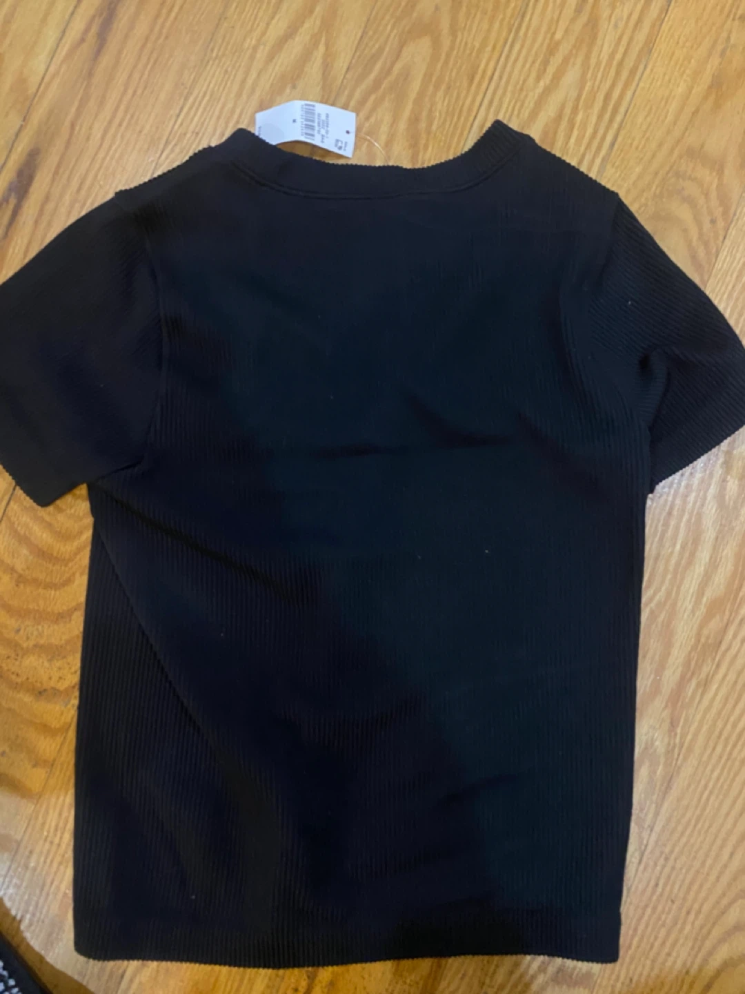 Old Navy Black Ribbed T-Shirt - photo 3