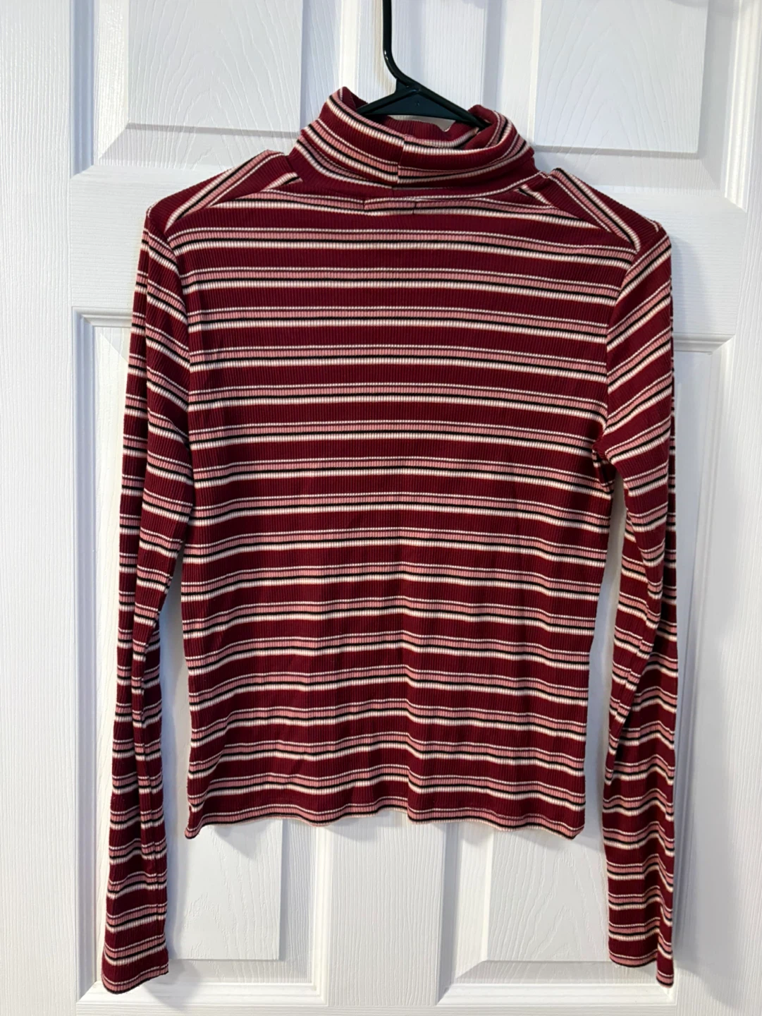 Ardene - Striped Turtleneck Top - photo 2