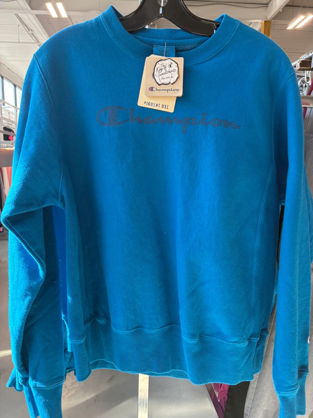 Champion Reverse Weave Pigment Dye Crewneck Sweatshirt - Small