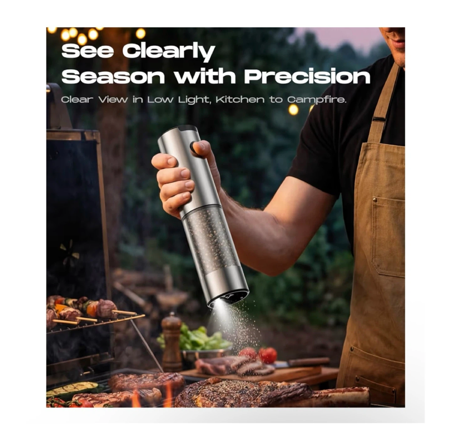 Brand new Electric Salt and Pepper Grinder Set - photo 4