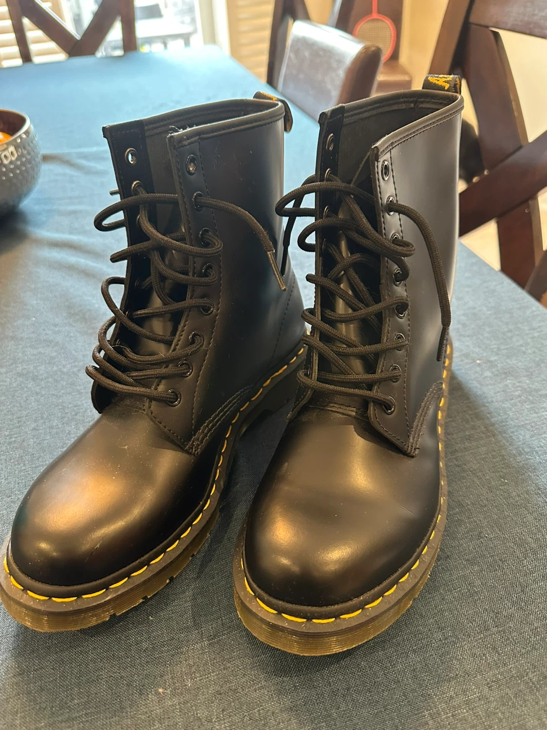 Dr. Martens Black Leather Boots size 9 Women