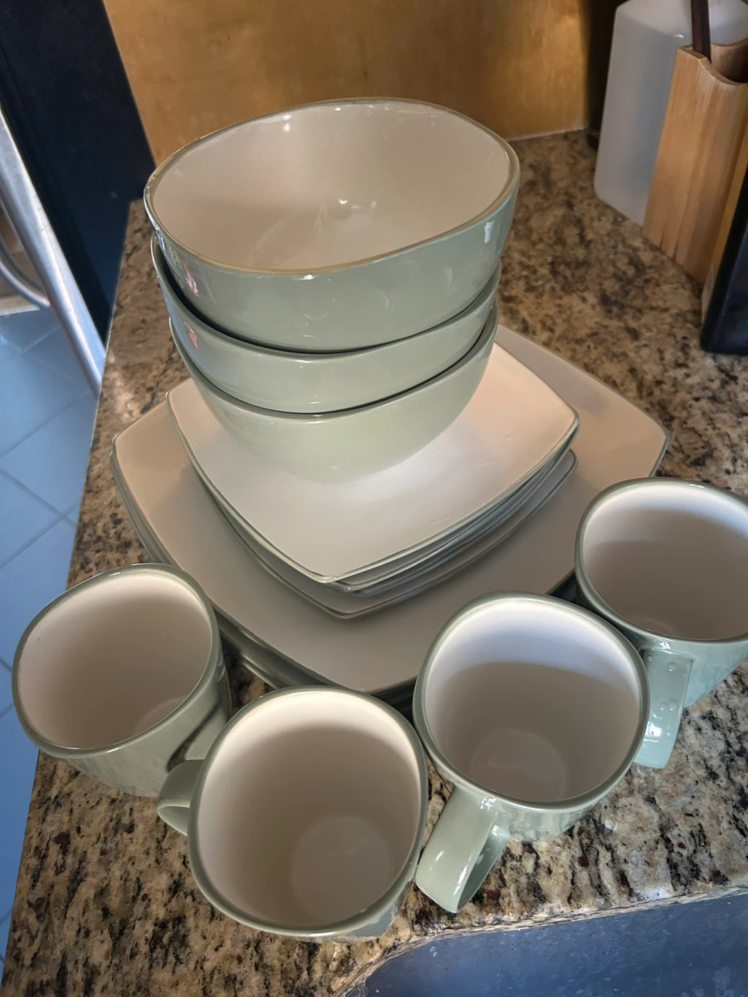 Sage Green Dinnerware Set - photo 2