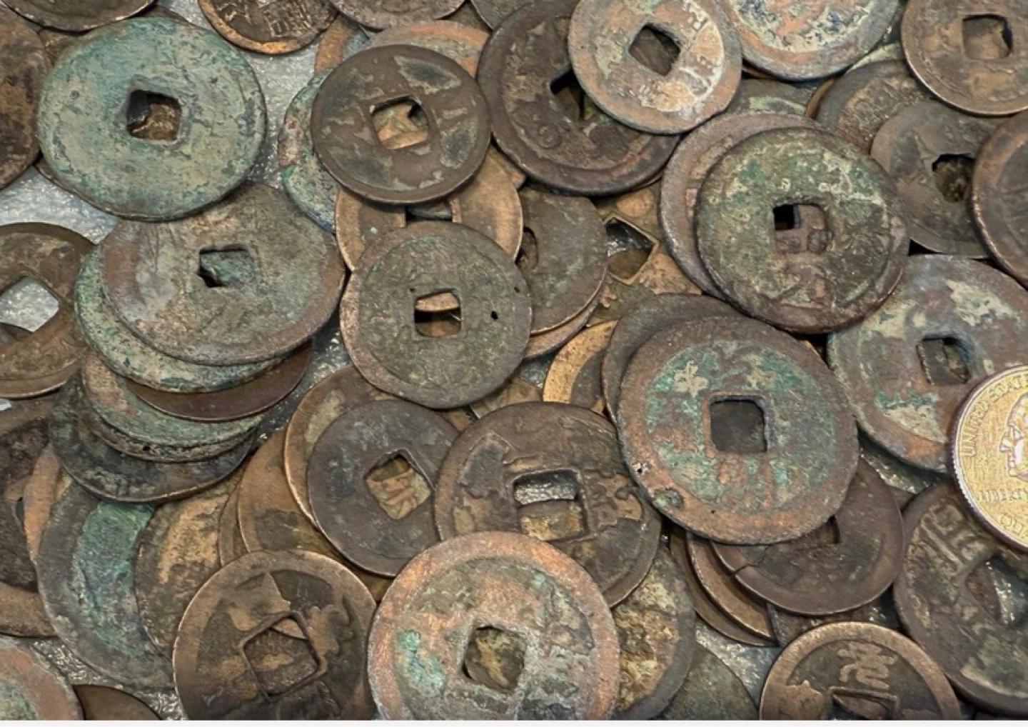 Assorted Antique Chinese Coins 2 dollars each - photo 2