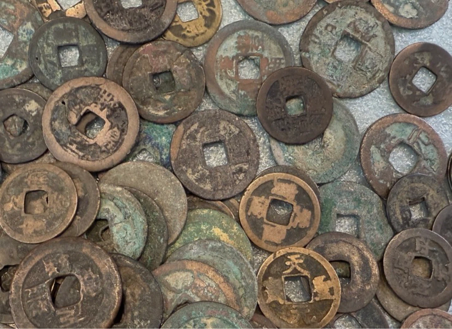 Assorted Antique Chinese Coins 2 dollars each - photo 3
