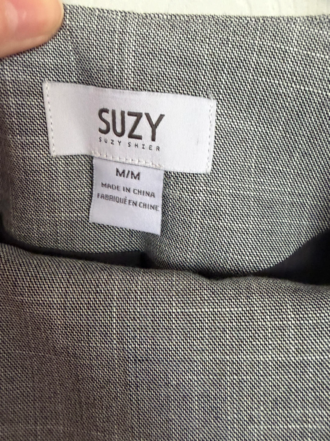 Suzy Shier Grey Vest and Pants Set - photo 2