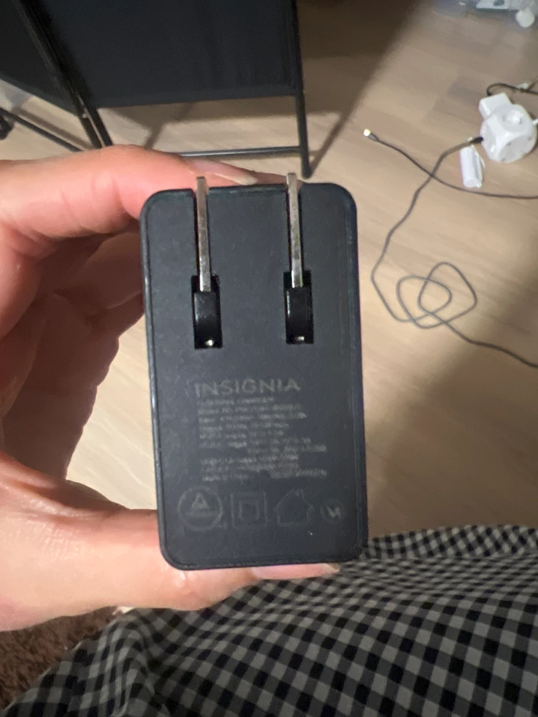 Insignia USB-C Power Adapter with cable