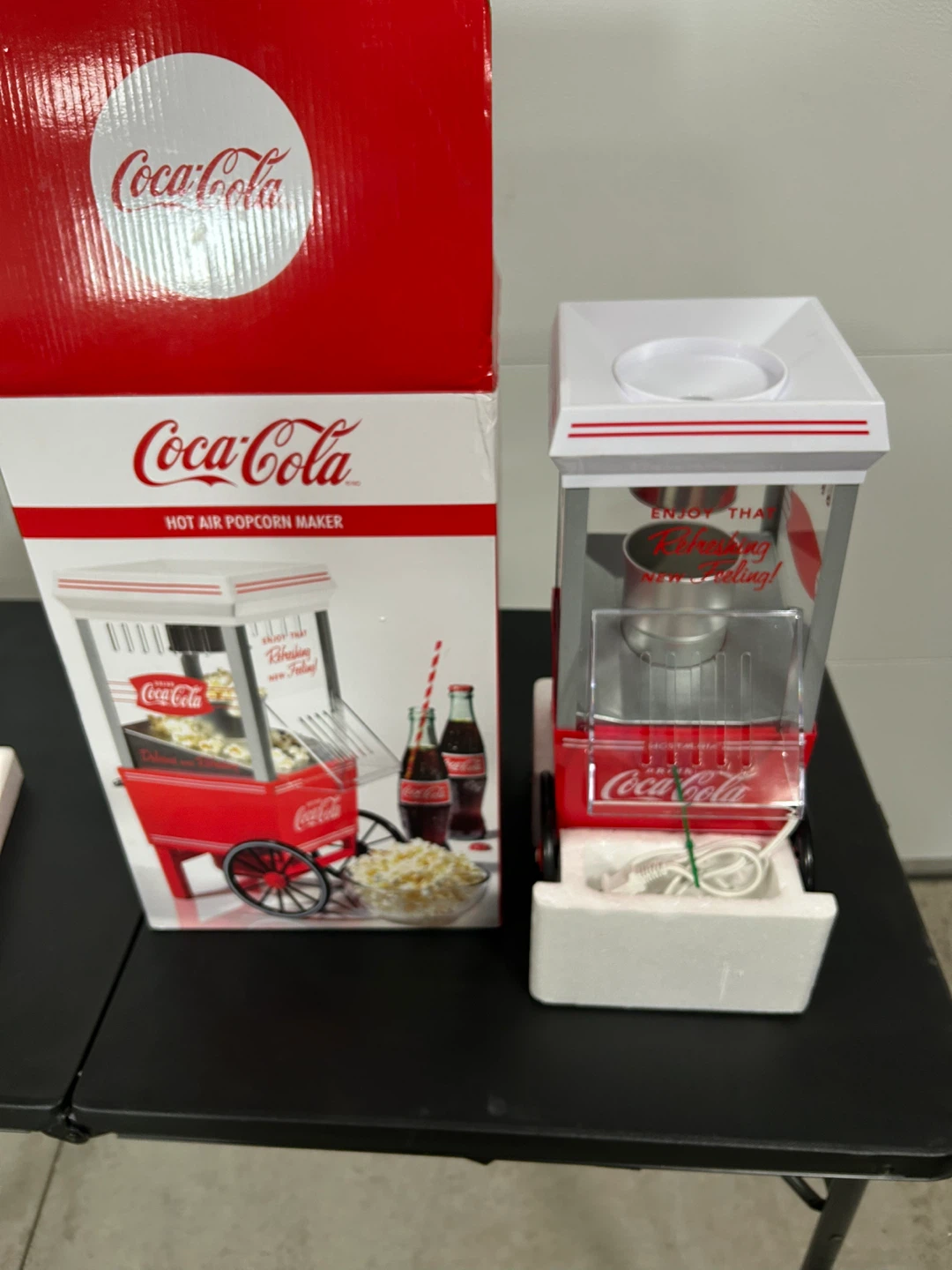 Nostalgia Coca-Cola Hot Air Popcorn Maker