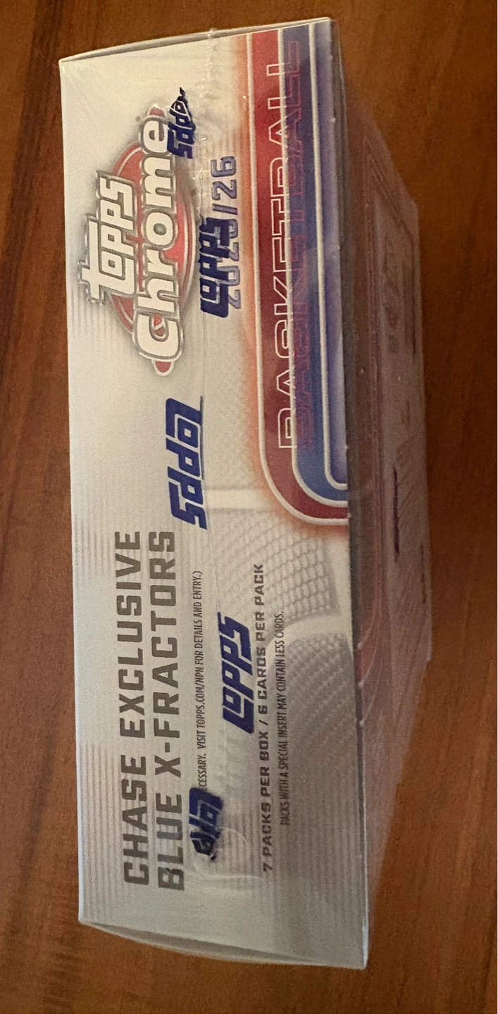 New 2025-26 Topps Chrome Basketball Mega Box | Factory Sealed - photo 3