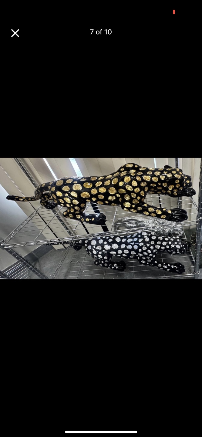 Panther 🐆 decoration new in box pack black n golden