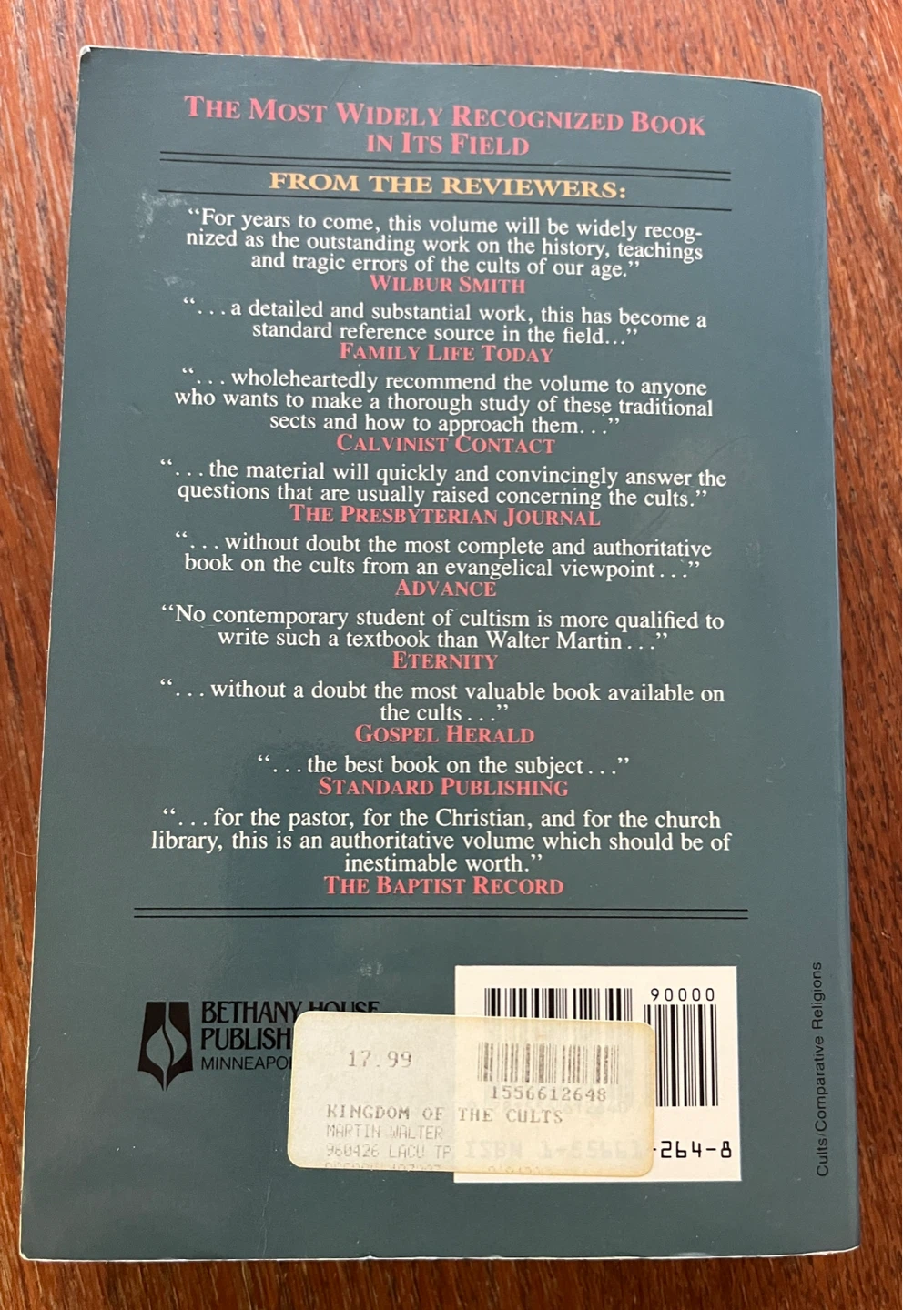 The Kingdom of the Cults by Walter Martin - photo 2