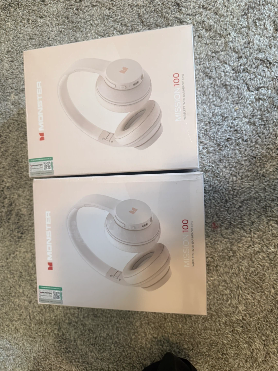 Monster Mission 100 Wireless Over-Ear Headphones - Beige - photo 3