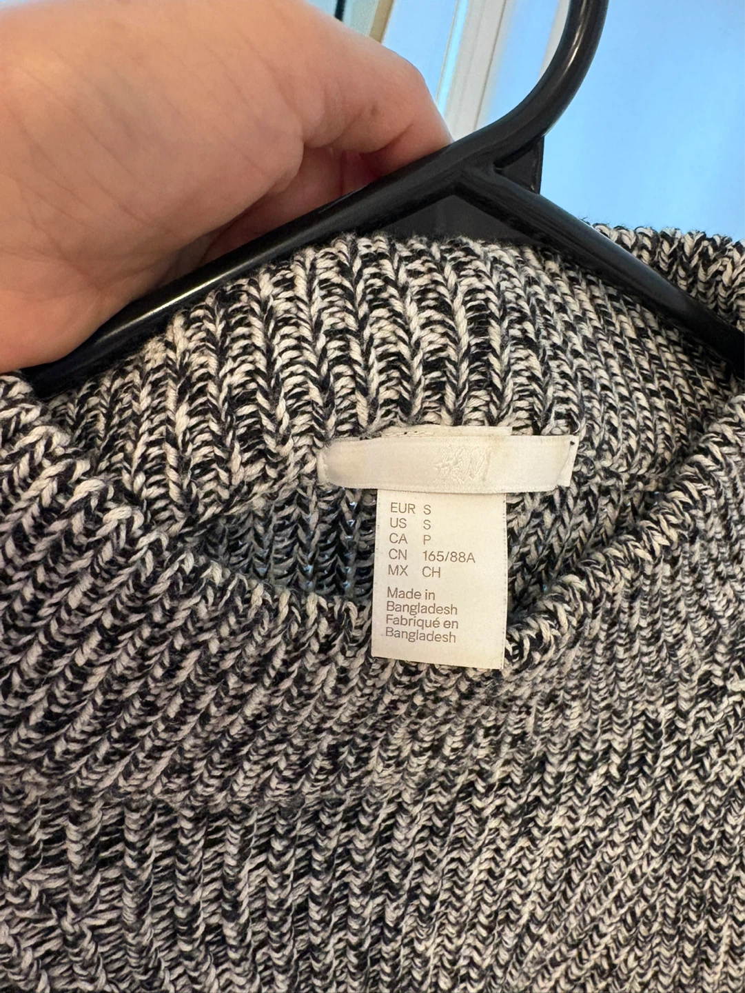 H&M Mock Neck Knit Sweater Size S - photo 2