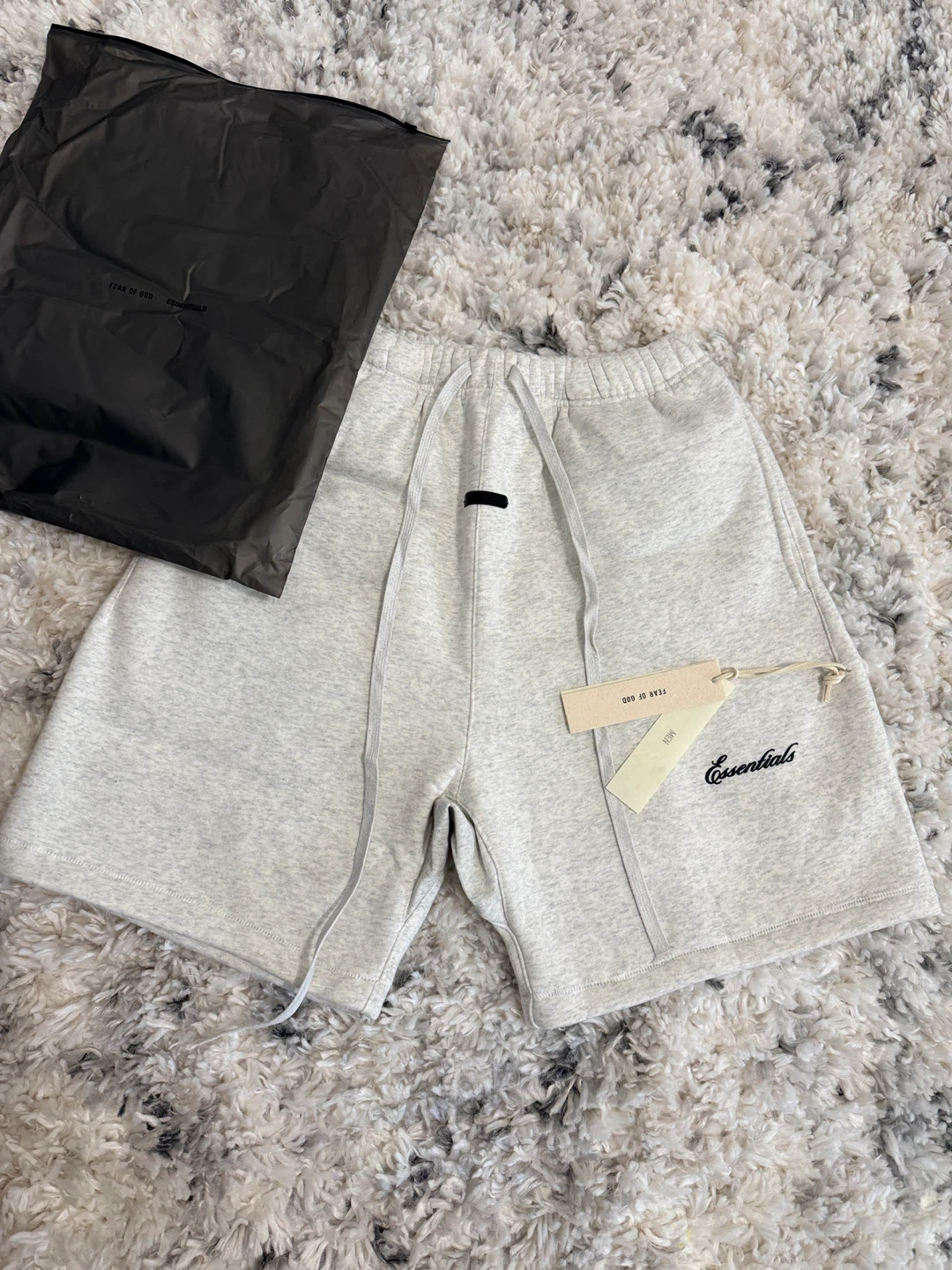 Medium Fear of God Essentials Off White Sweat Shorts Men's