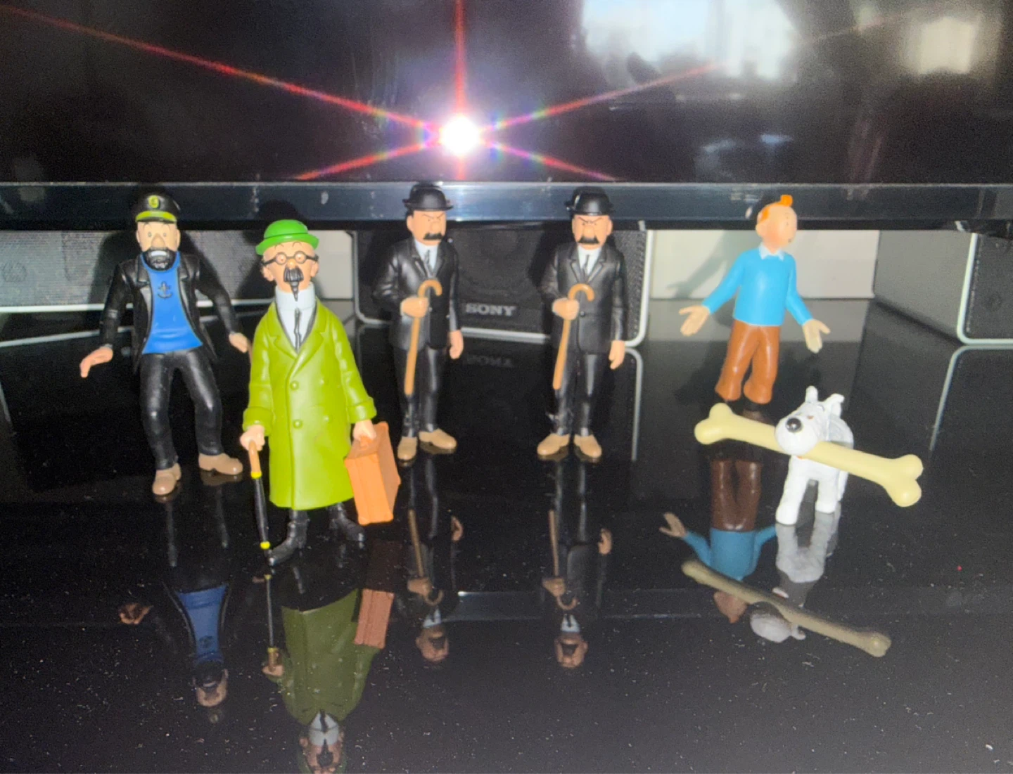 Tintin Action Figure Set