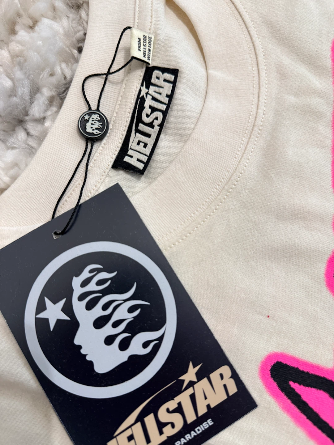 Hellstar T-Shirt - Cream - Size Medium - photo 2