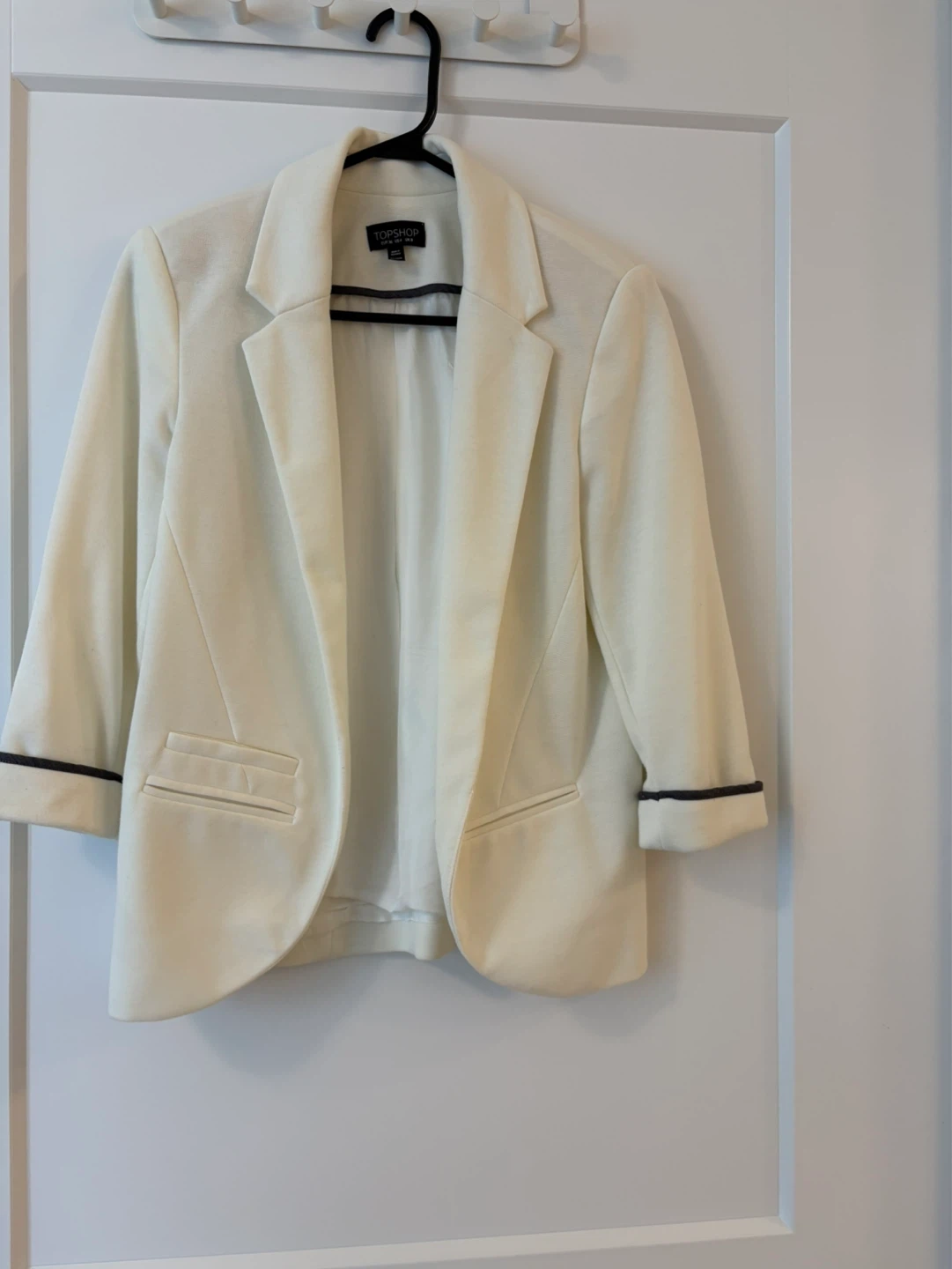 TOPSHOP Cream Blazer - photo 2