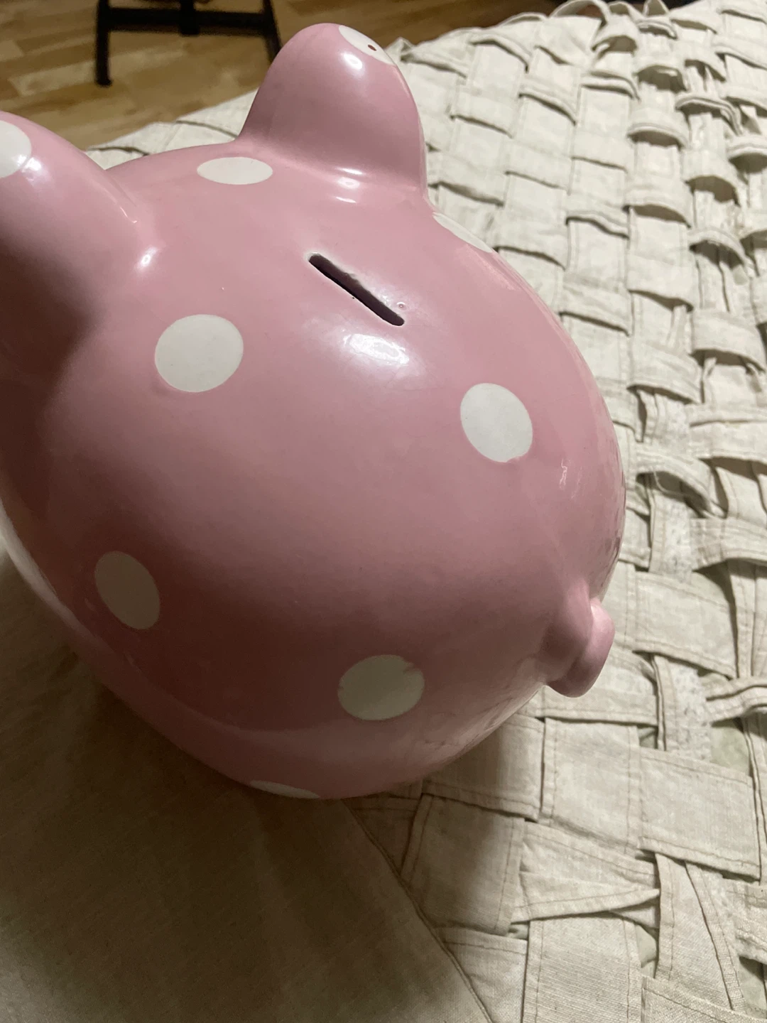 Pink Polka Dot Piggy Bank - photo 4