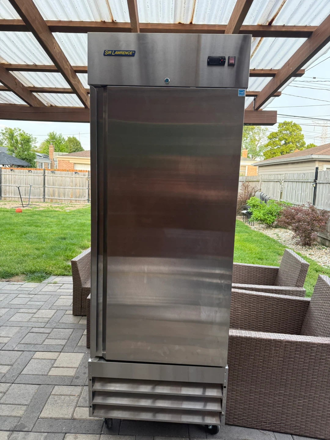 Sir Lawrence Stainless Steel Commercial Refrigerator