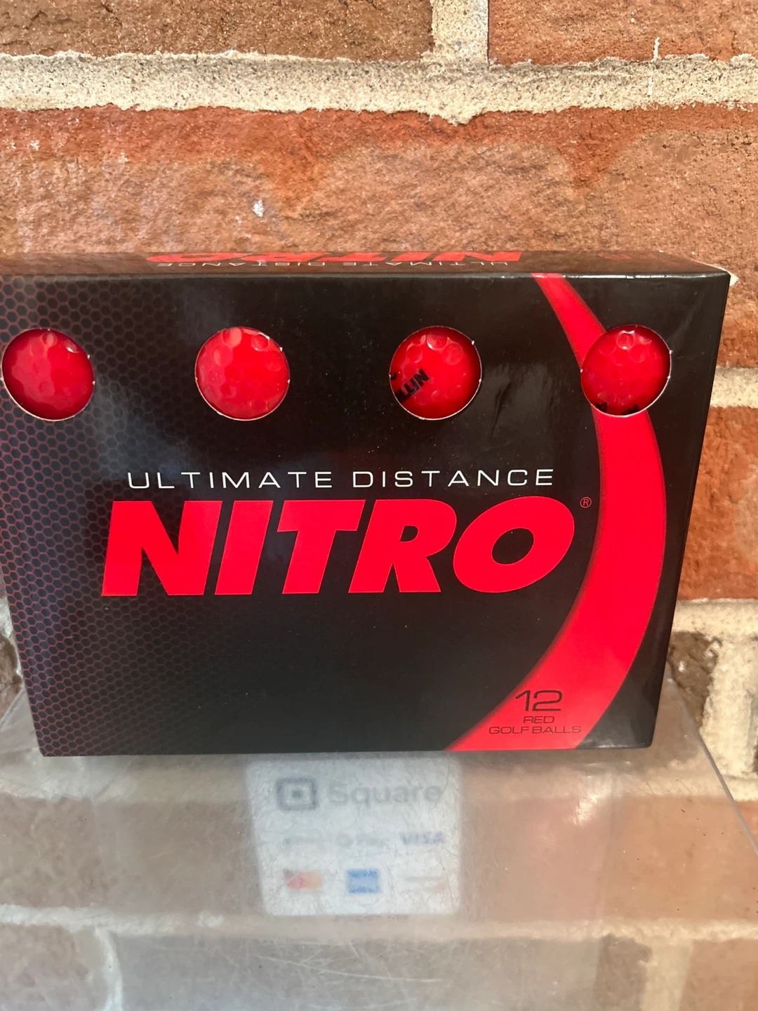 Nitro Ultimate Distance Red Golf Balls - 12 Count