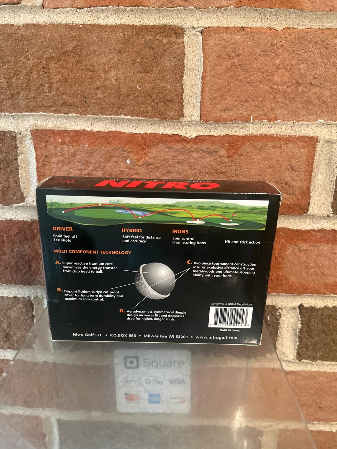 Nitro Ultimate Distance Red Golf Balls - 12 Count - photo 2