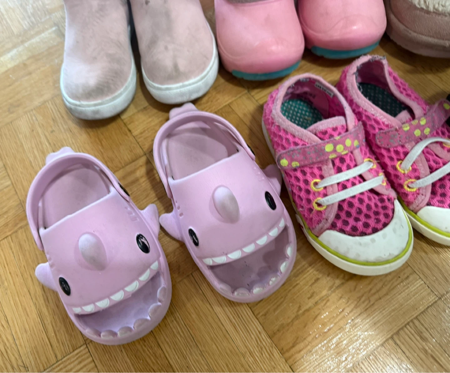 Bundle of Girls' Shoes  toddler 9-10 size - photo 2