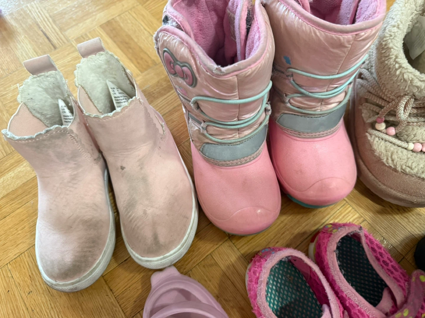 Bundle of Girls' Shoes  toddler 9-10 size - photo 3