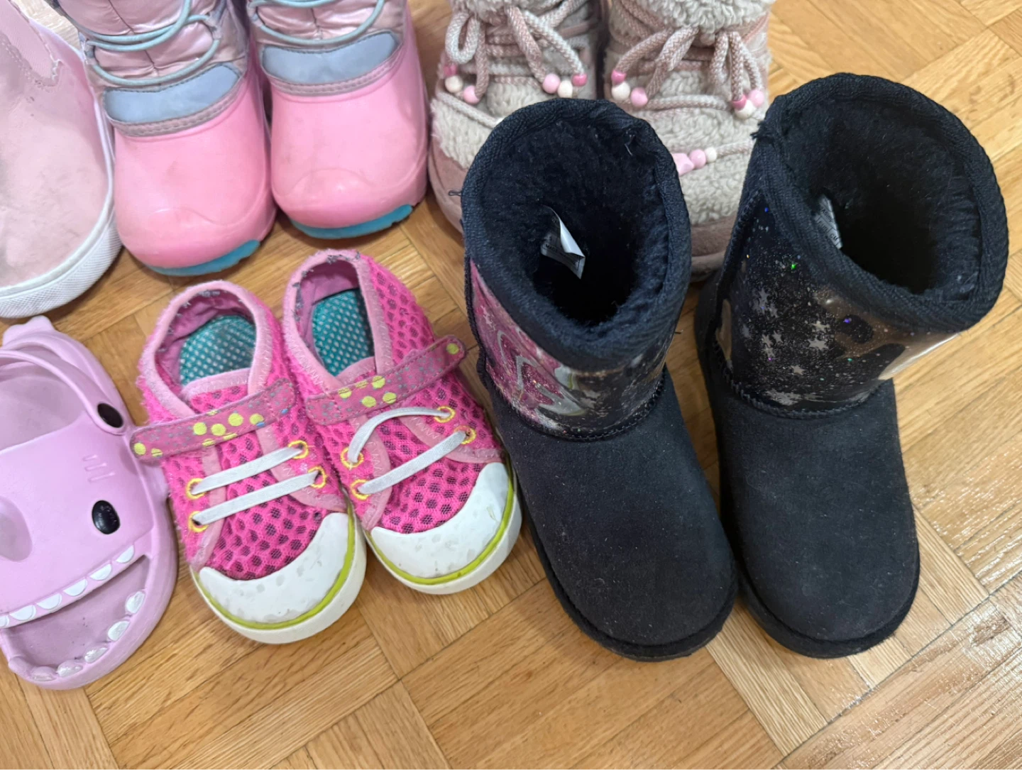 Bundle of Girls' Shoes  toddler 9-10 size - photo 5