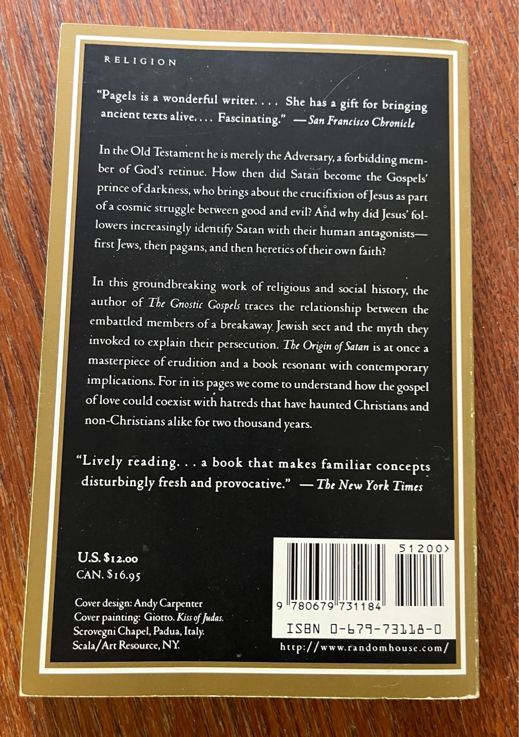 The Origin of Satan by Elaine Pagels - photo 2