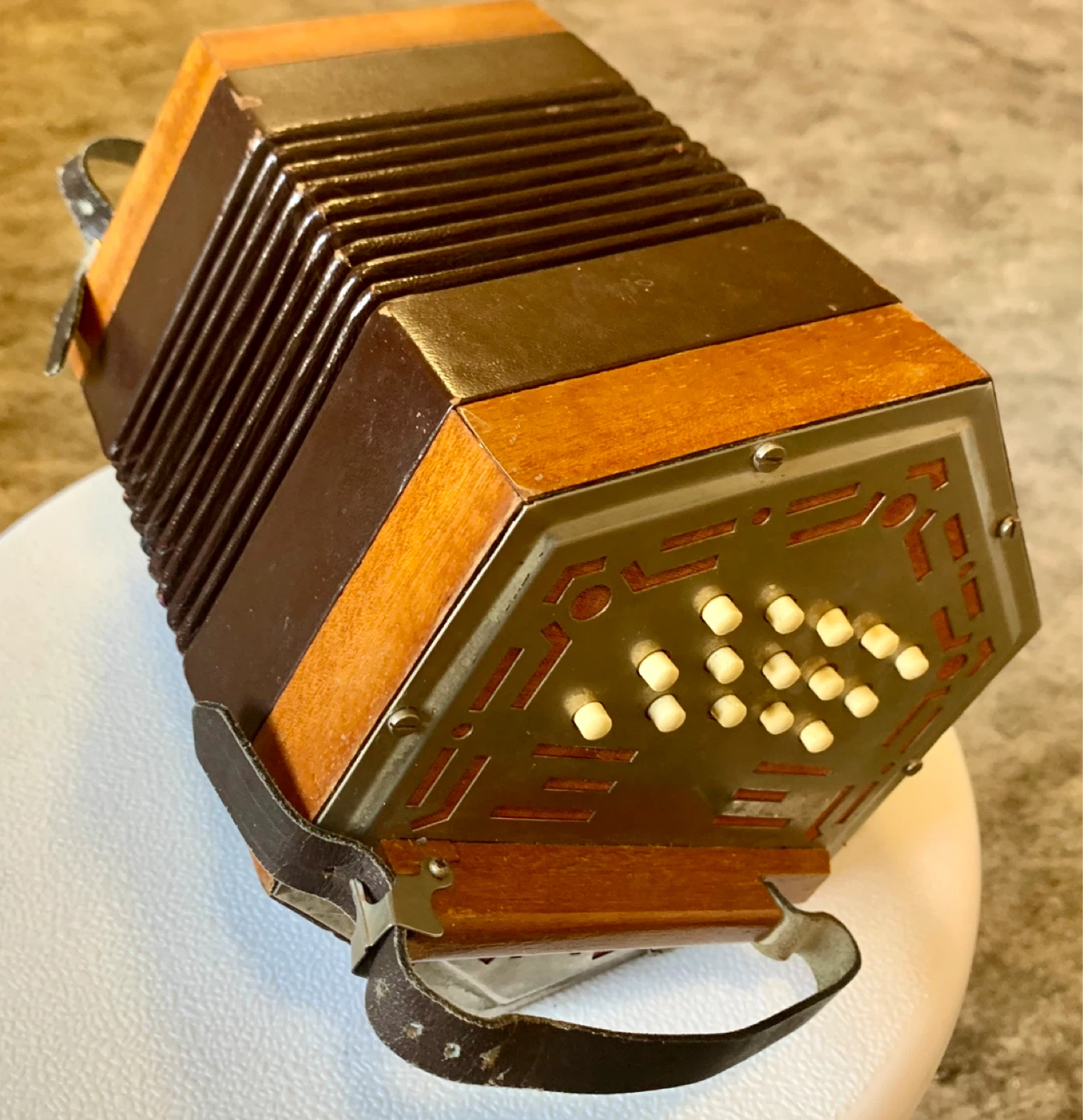 Vintage Accordion Concertina - photo 2
