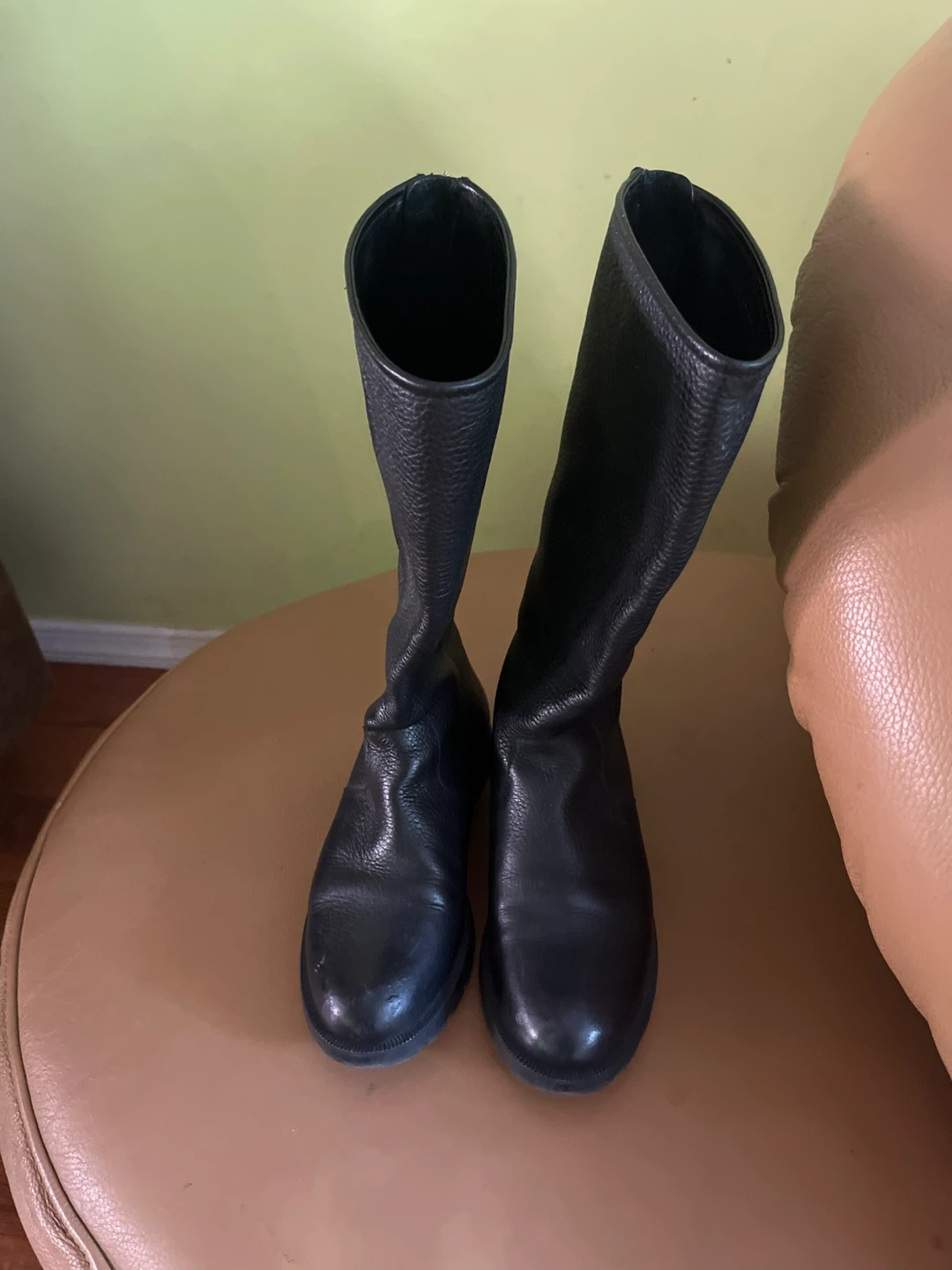 Black Leather Gucci Boots - photo 2