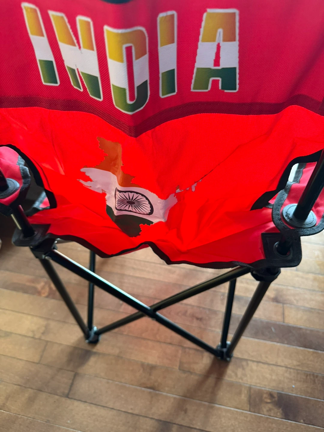Blue Camping Chair with Bangladesh Map Design - photo 2