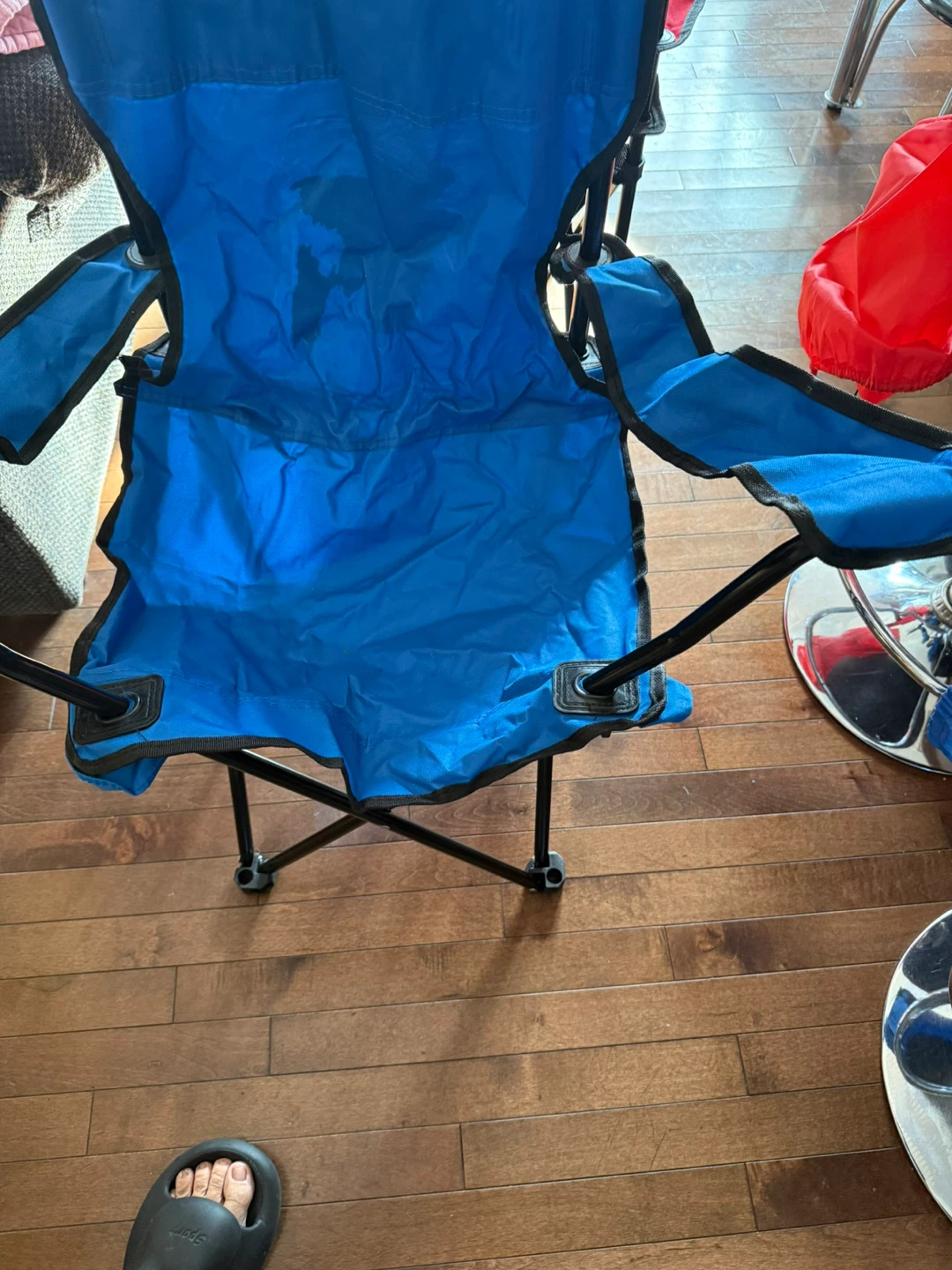 Blue Camping Chair with Bangladesh Map Design - photo 4