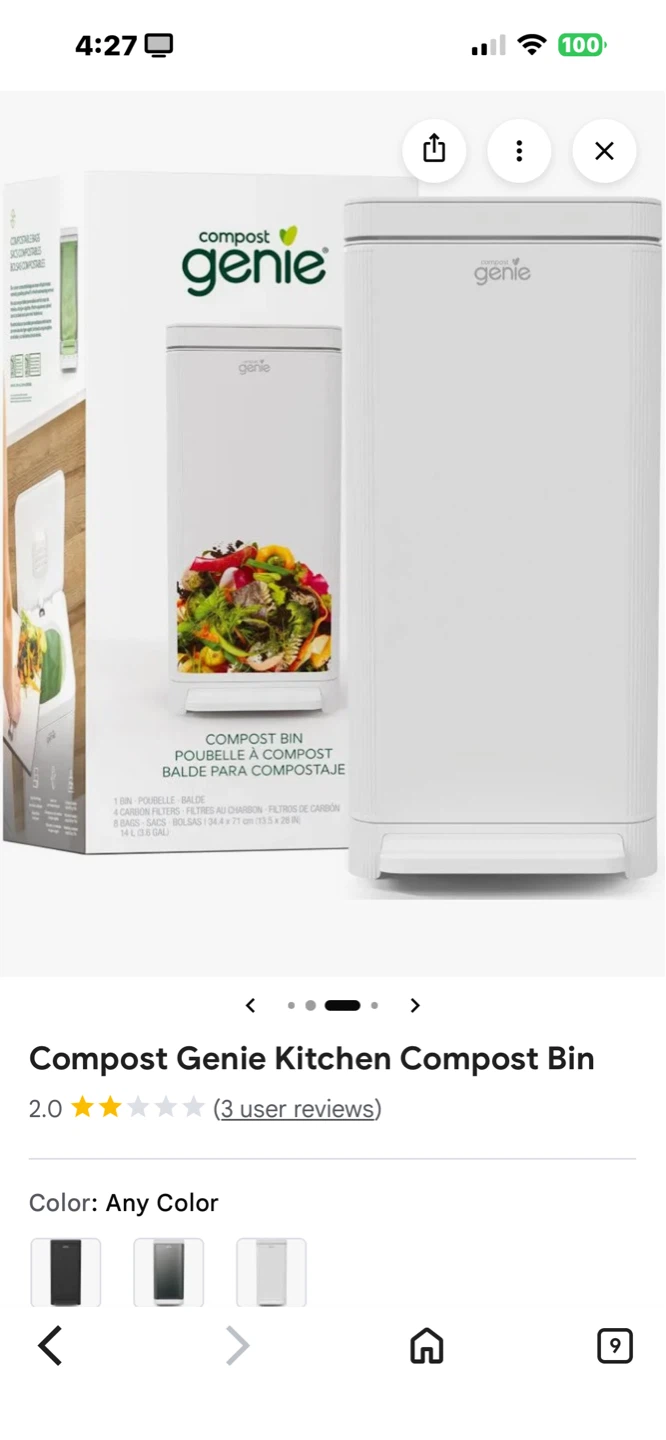 Compost Genie Kitchen Compost Bin - photo 4