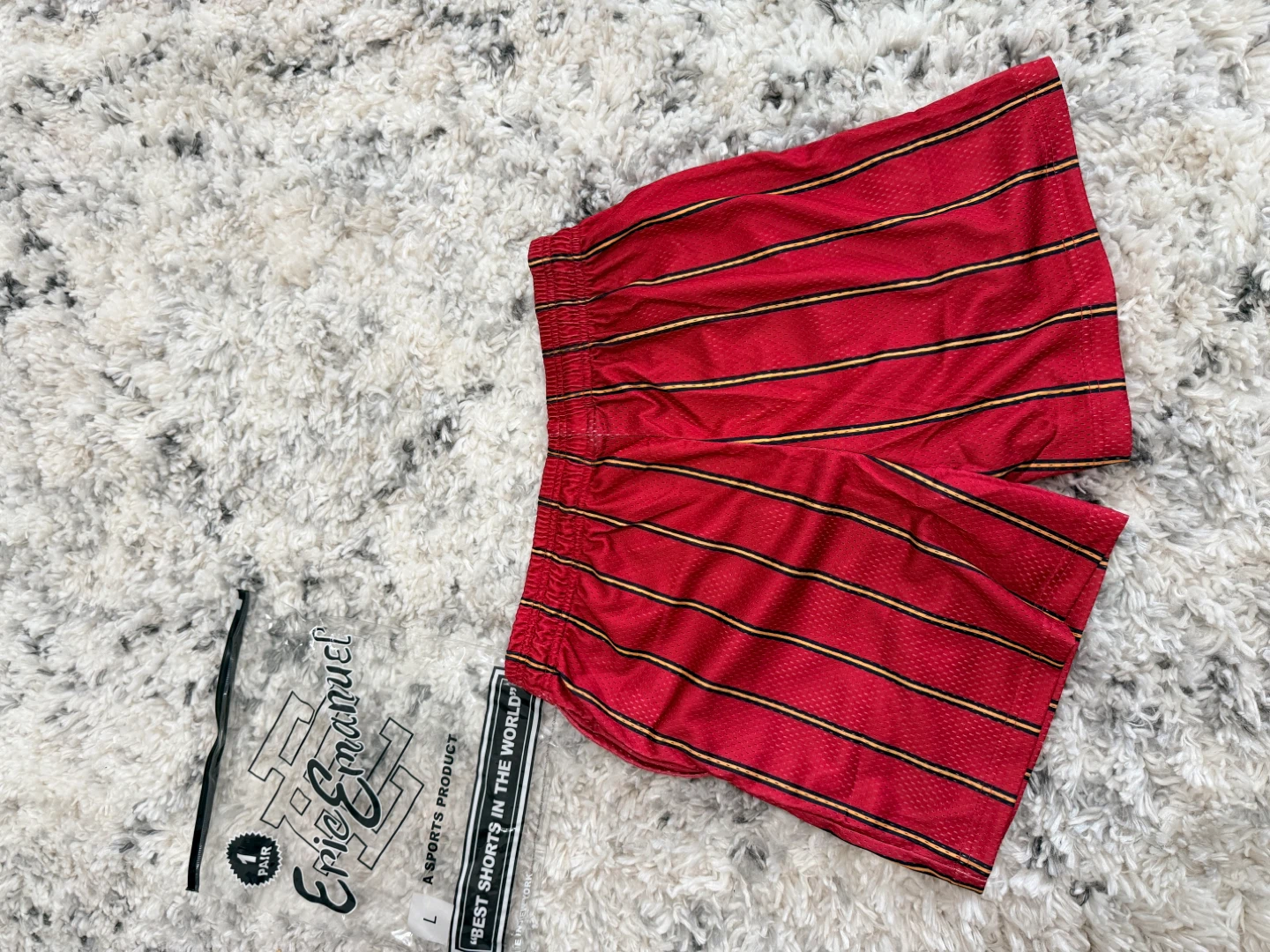 Large EE Miami Heat Basketball Shorts - photo 3