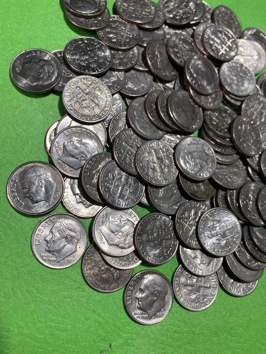 Dimes - Collection of US Coins. 50 cents each - photo 3