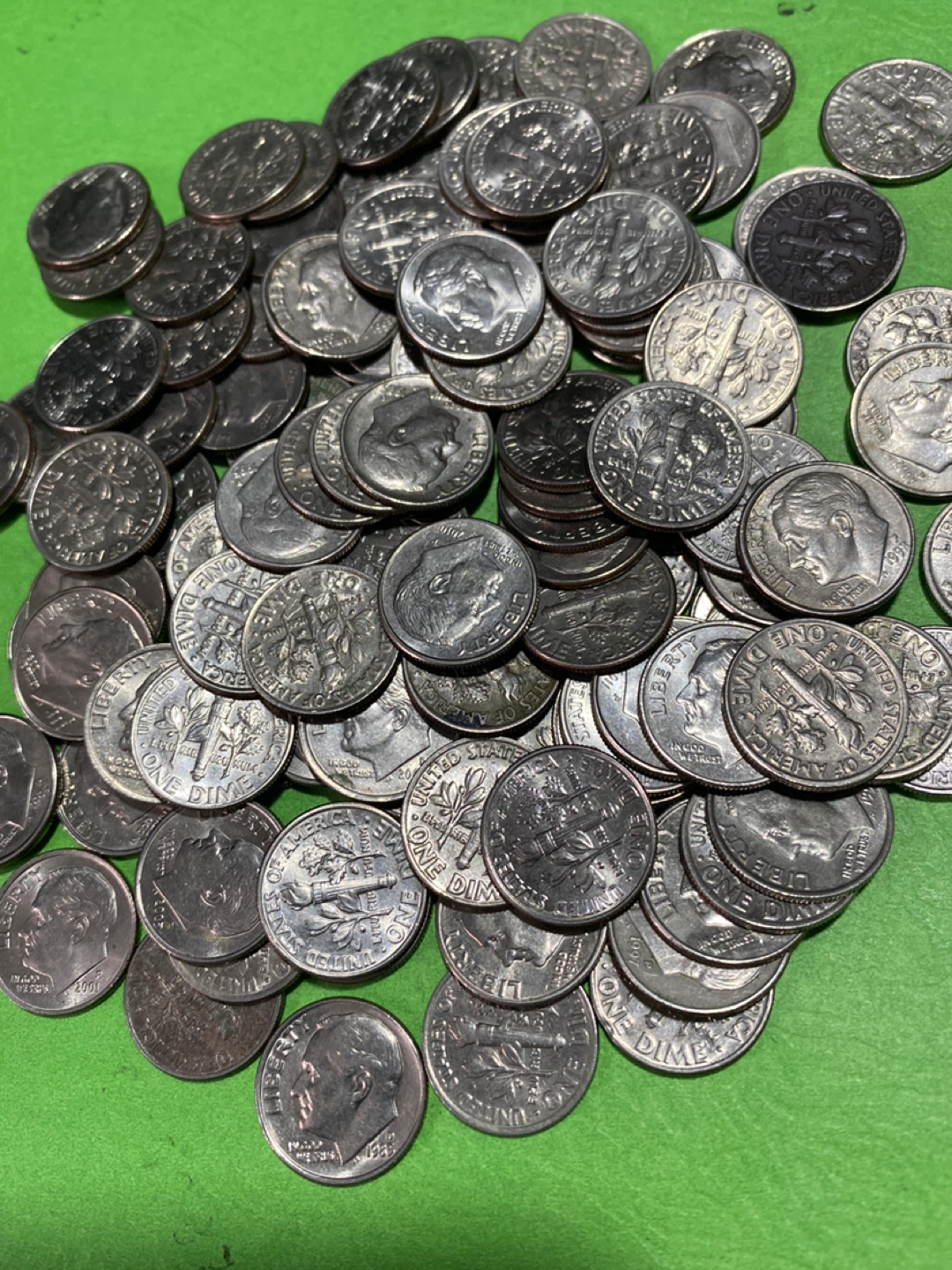 Dimes - Collection of US Coins. 50 cents each - photo 2