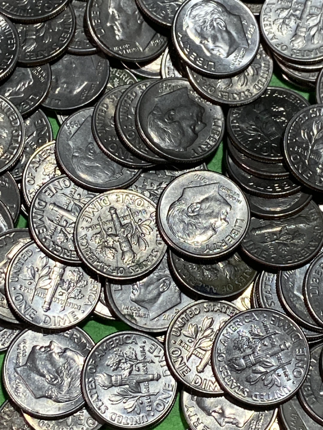 Dimes - Collection of US Coins. 50 cents each - photo 4