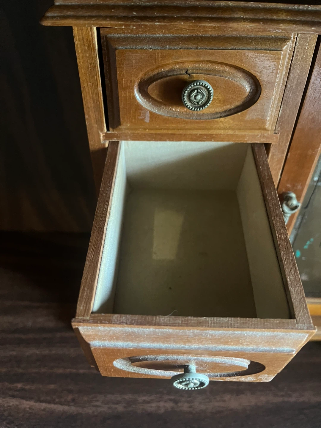 Wooden Jewelry Box with Mirror - photo 5