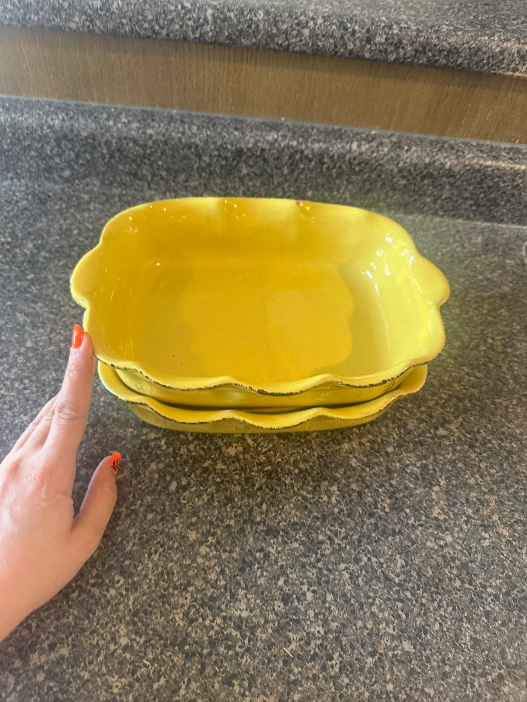 Yellow Serving Dish - De Silva
