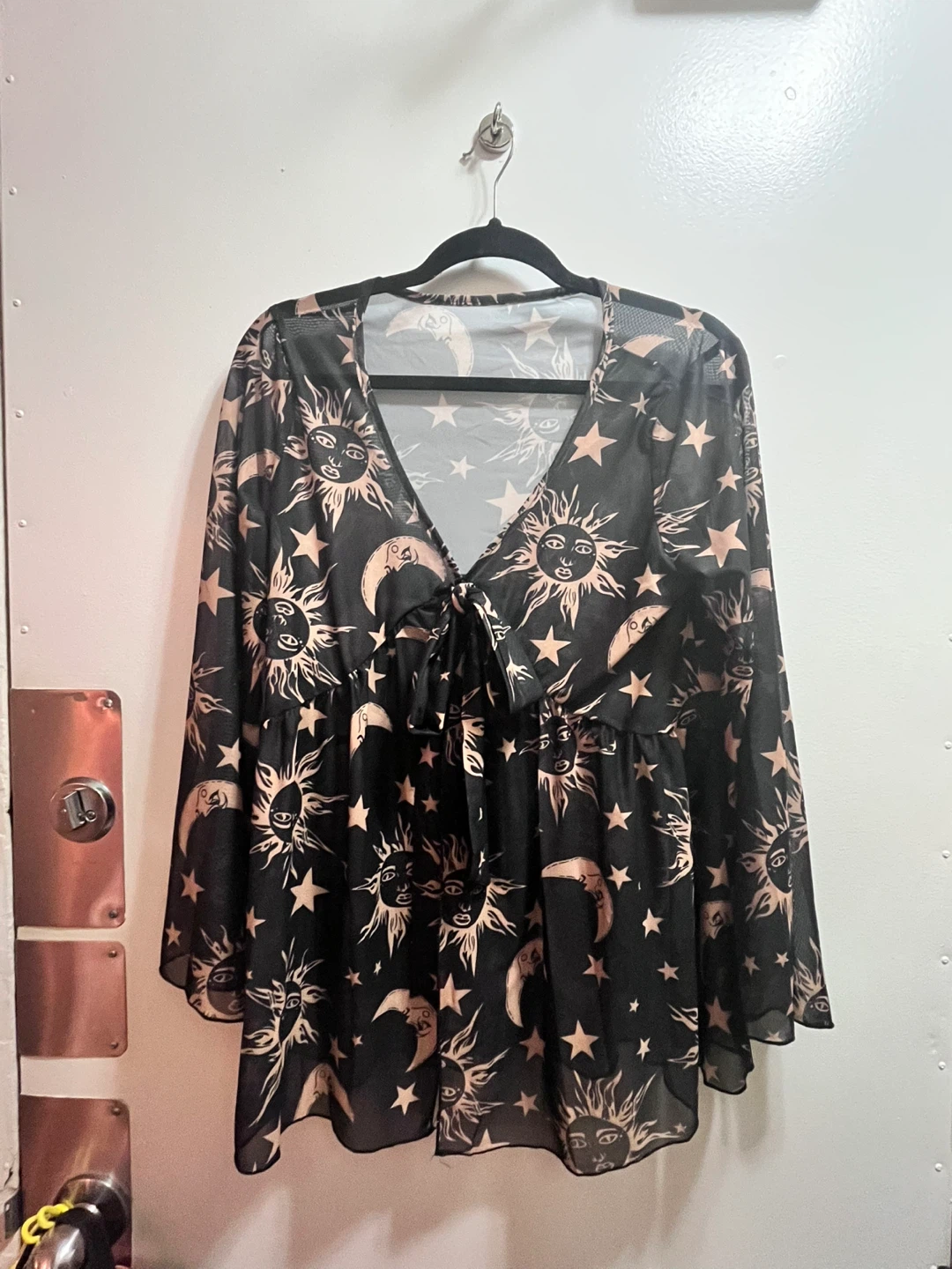 Whimsigoth XL / XXL Sheer Top