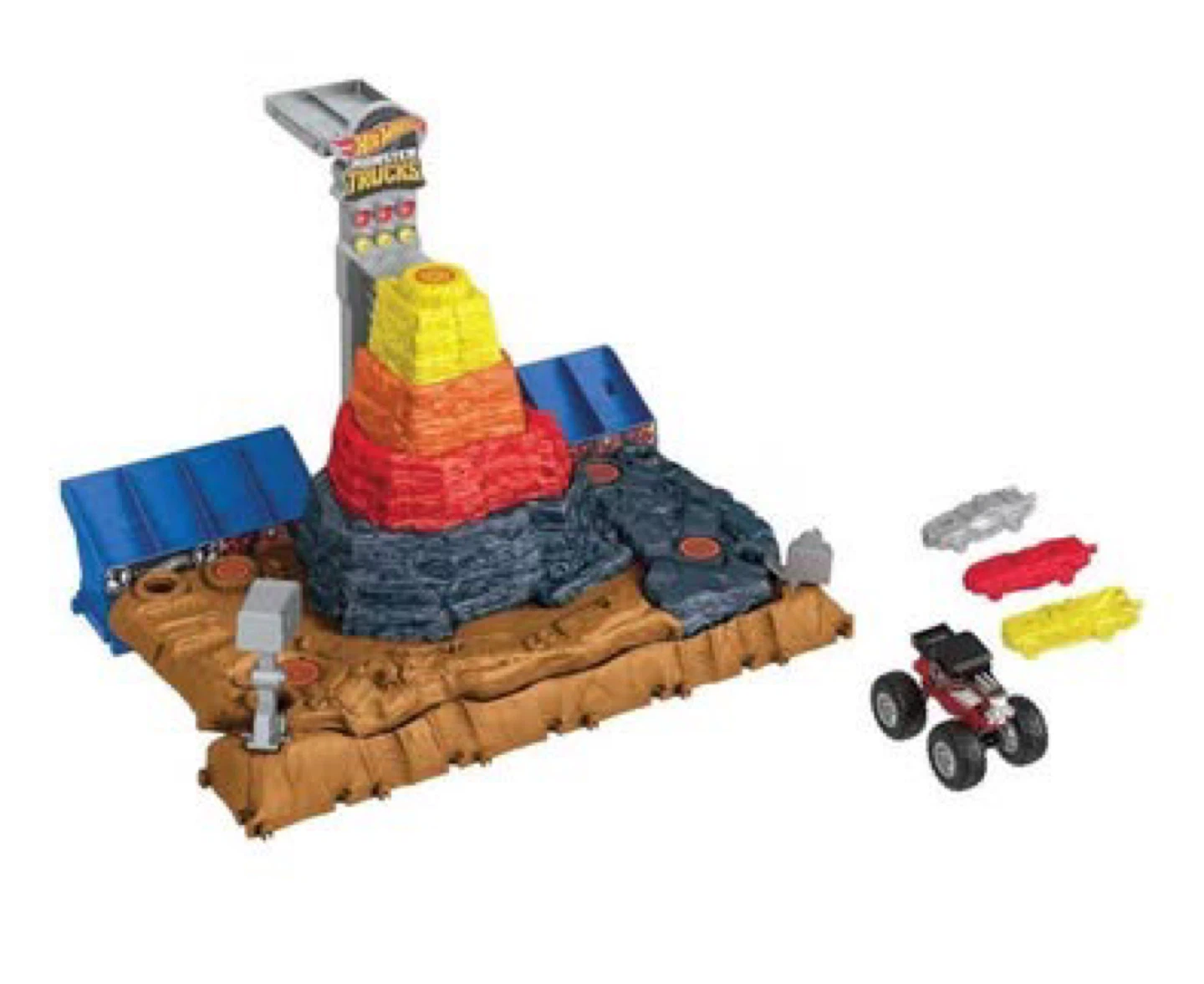 Hot Wheels Monster Trucks Arena Smashers +Bone Shaker truck - photo 3