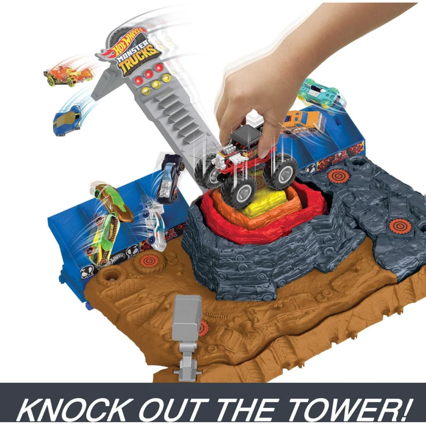 Hot Wheels Monster Trucks Arena Smashers +Bone Shaker truck - photo 4