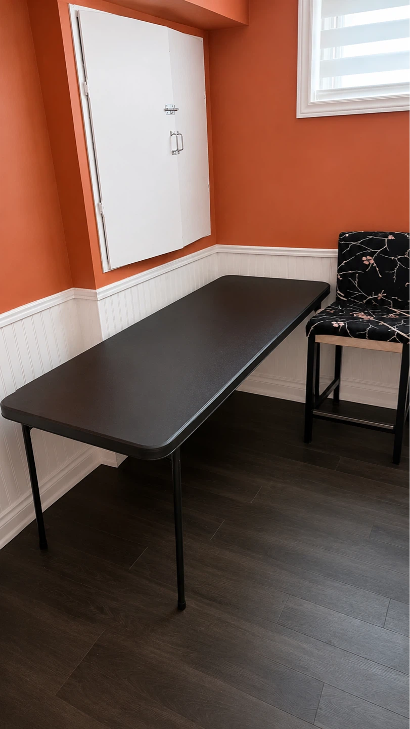 Beer pong Black Folding Table