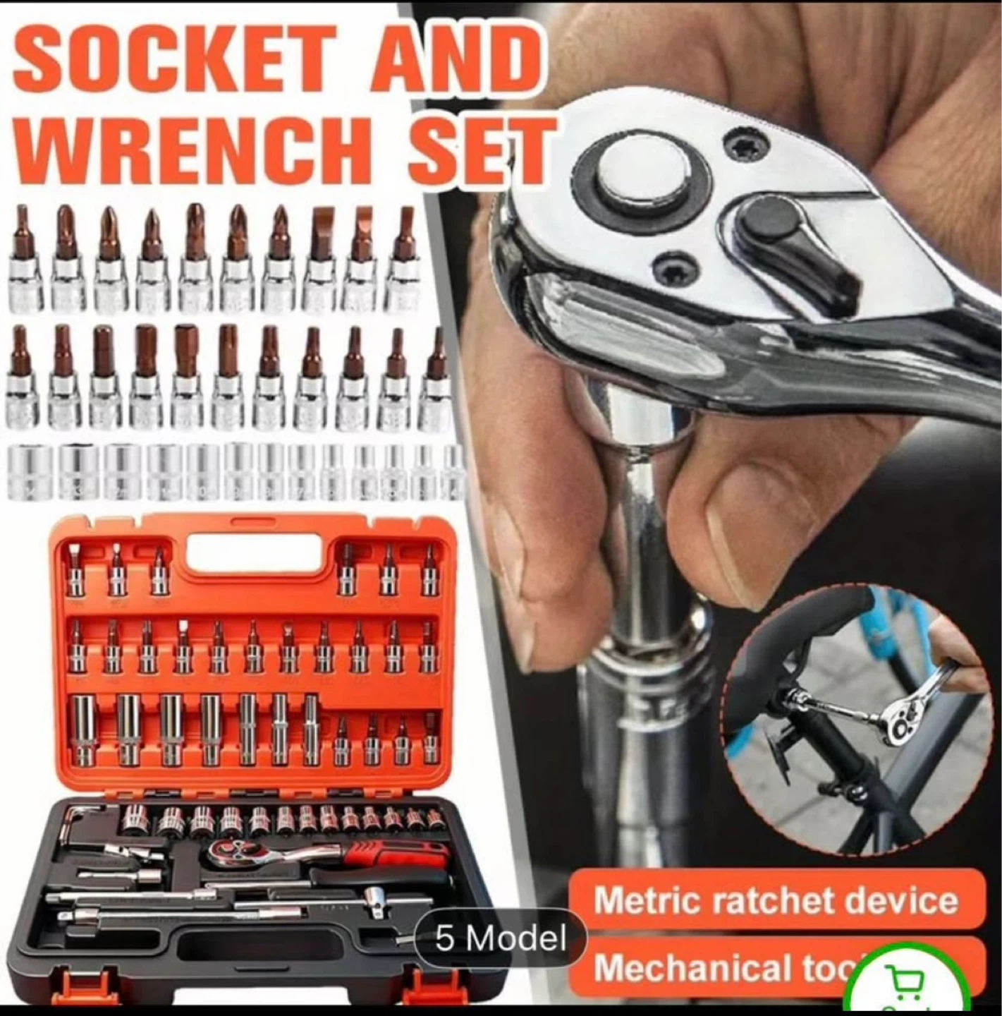 53 Piece Socket and Wrench Set - photo 4